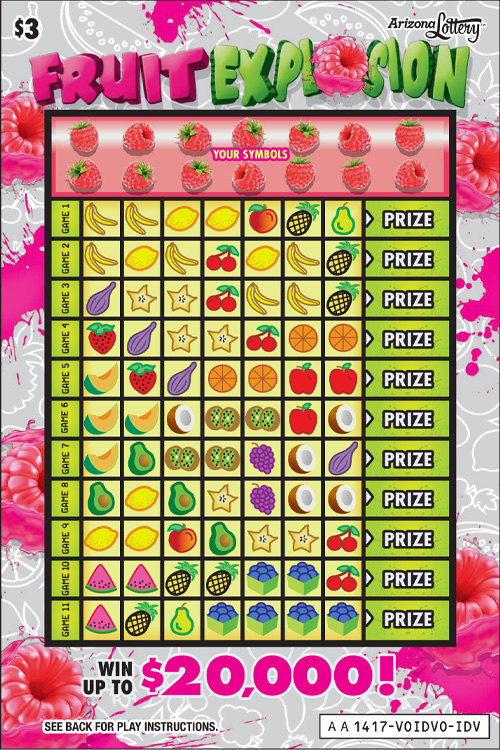 Fruit Explosion Lottery results