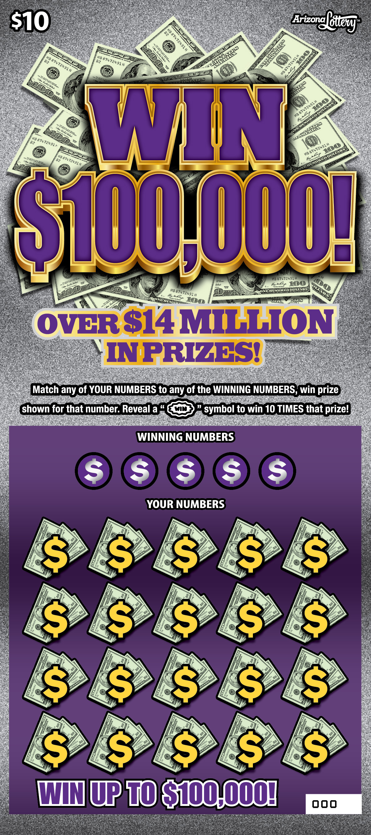 Win $100,000 Lottery results