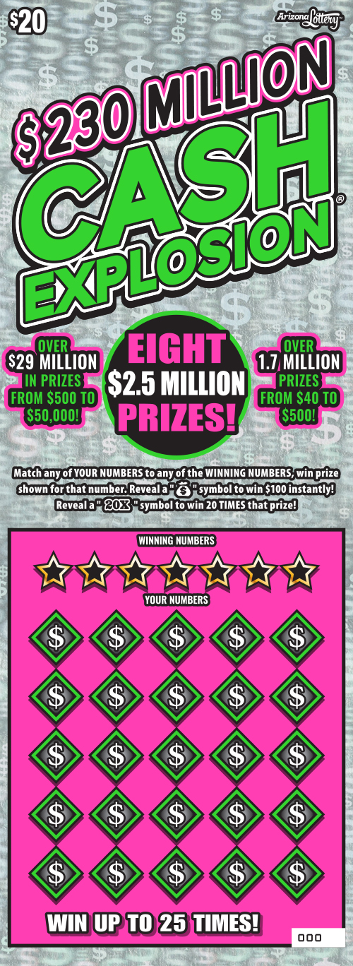 $230 Million Cash Explosion Lottery results