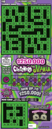 $250,000 Crossword Mania