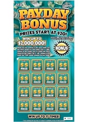 PAYDAY BONUS Lottery results