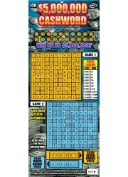 $5,000,000 CASHWORD Lottery results