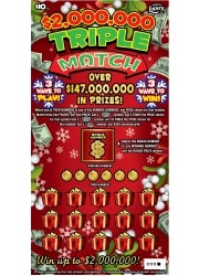 $2MM TRIPLE MATCH Lottery results