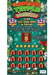 $1MM TRIPLE MATCH Lottery results