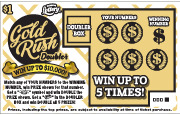 $1 GOLD RUSH DOUBLER Lottery results