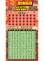 5X BINGO Lottery results