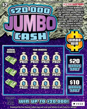 $20,000 JUMBO CASH