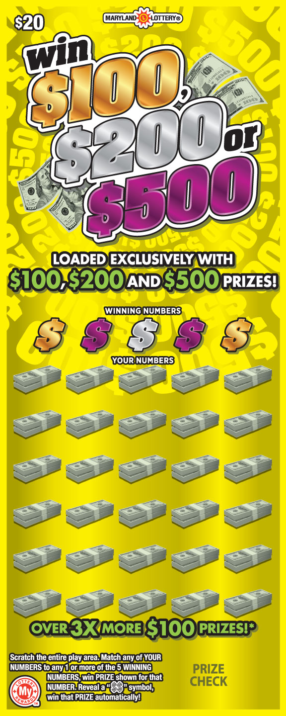 Win $100, $200 or $500