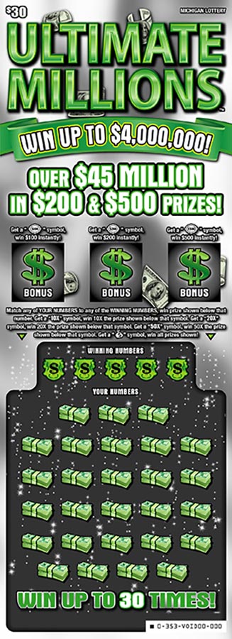 Ultimate Millions Lottery results
