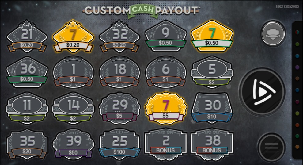Custom Cash Payout Lottery results