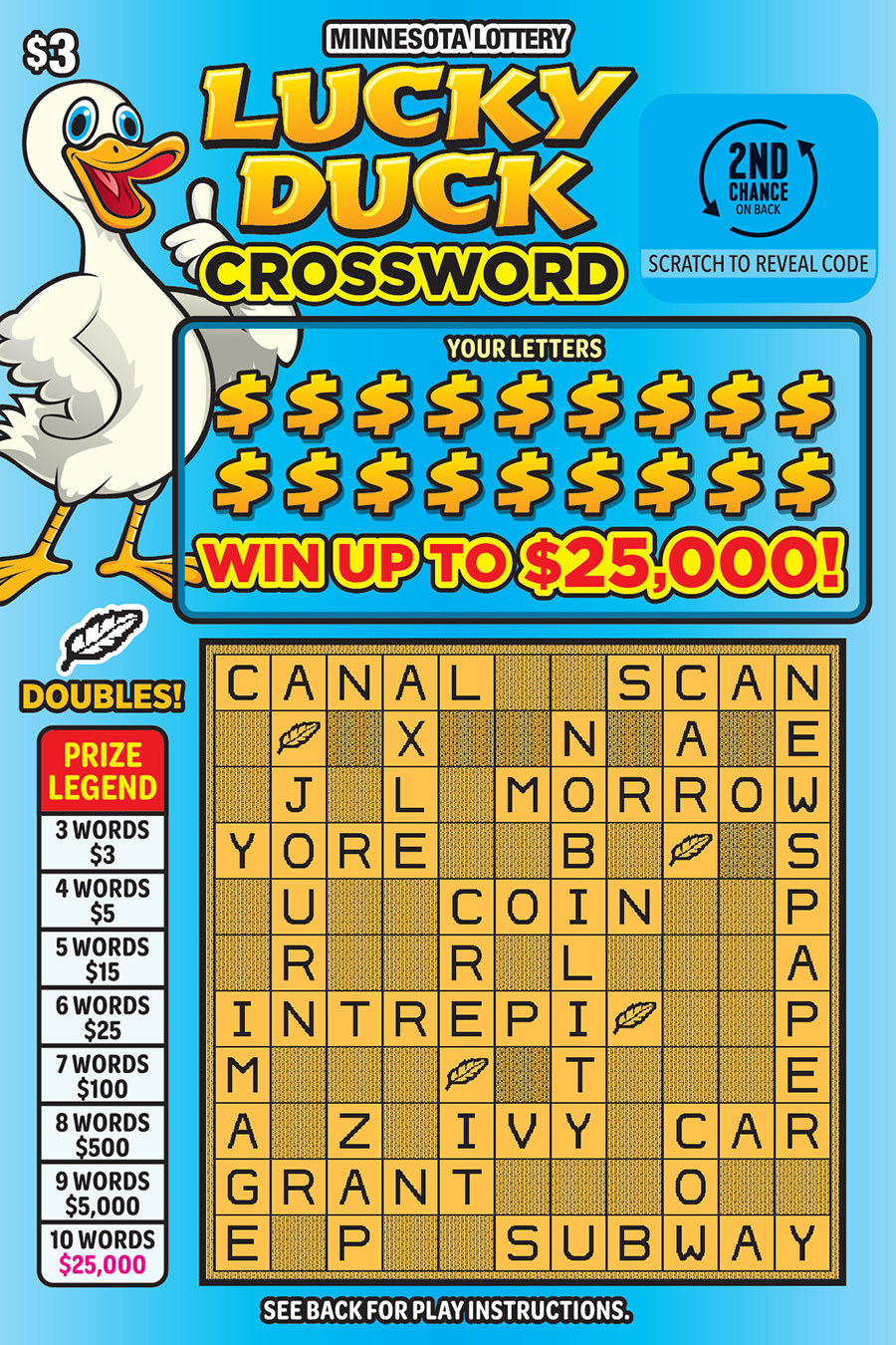 Lucky Duck Crossword