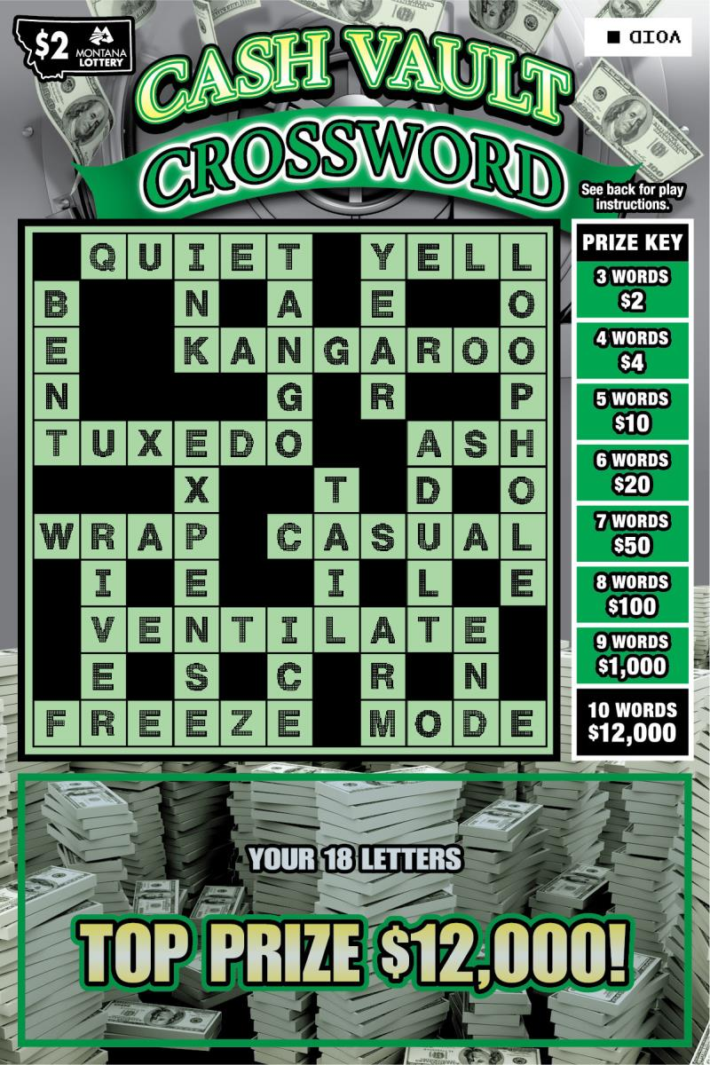 Cash Vault Crossword