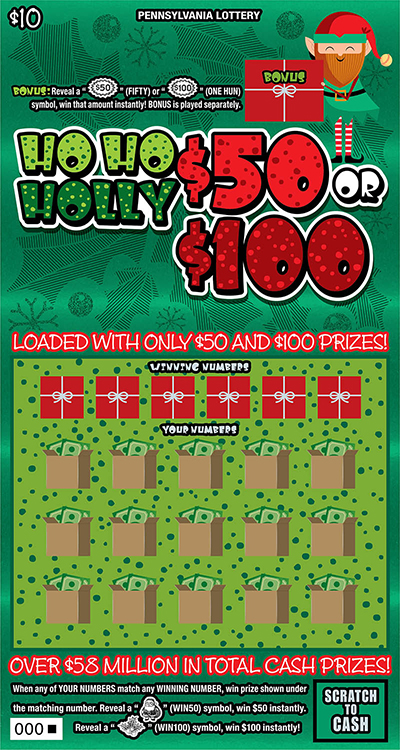 Ho Ho Holly $50 or $100