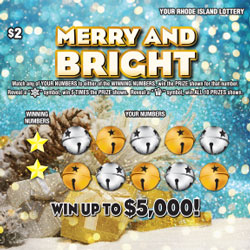 MERRY AND BRIGHT Lottery results