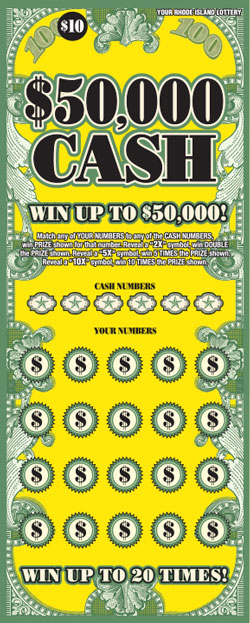 $50,000 CASH Lottery results