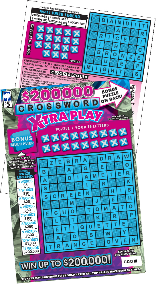 $200,000 Crossword X-Tra Play