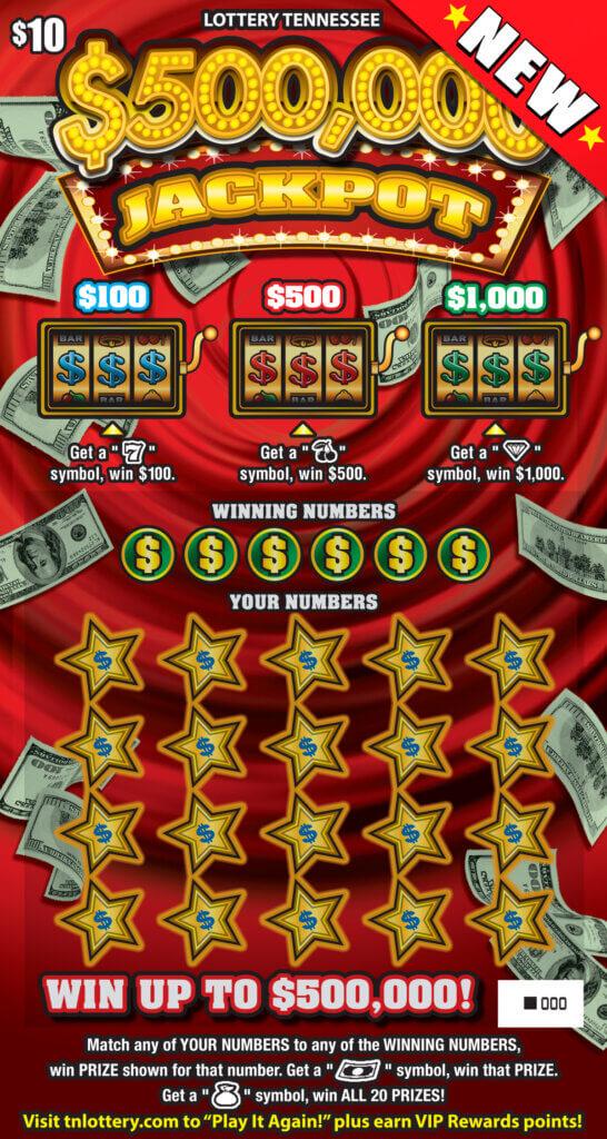 $500,000 Jackpot Lottery results